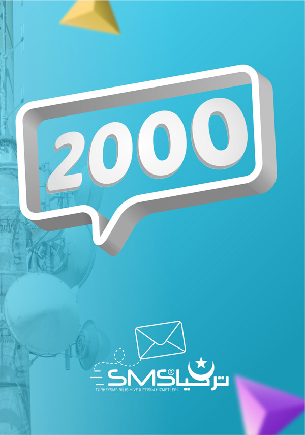 2000 SMS paketiyle Türkiye içi iletişimin keyfini çıkarın, avantajlı fiyatlarla sınırsız iletişime geçin!