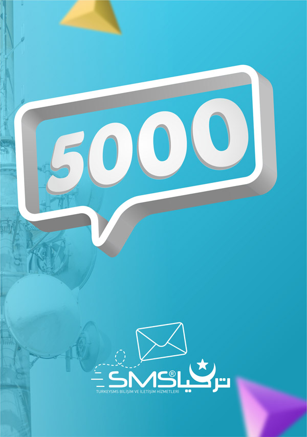 5000 SMS paketinin Türkiye içi fiyatı 