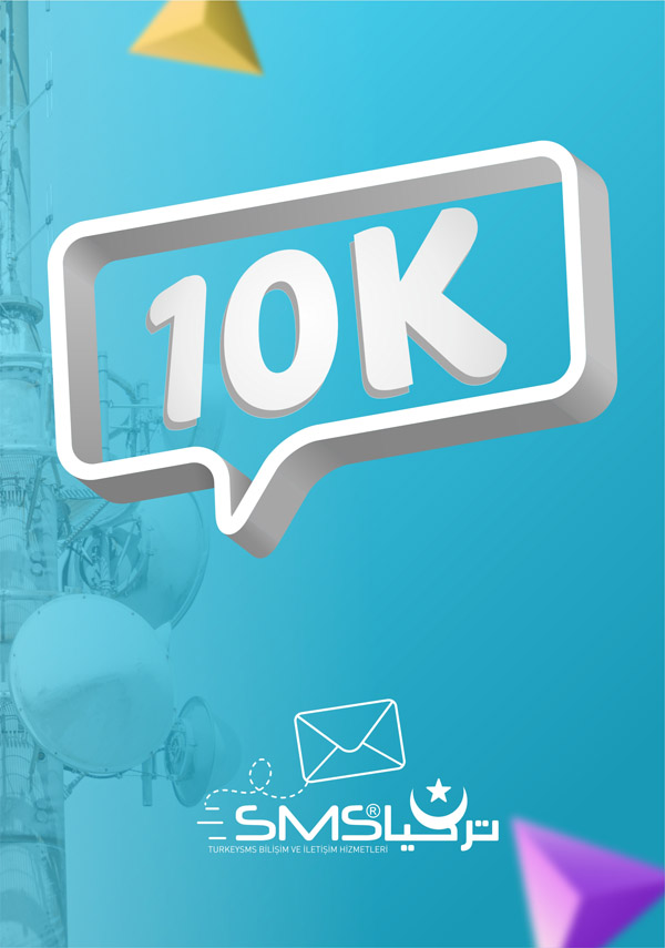 Discover the unbeatable price of the 10000 SMS package within Turkey!